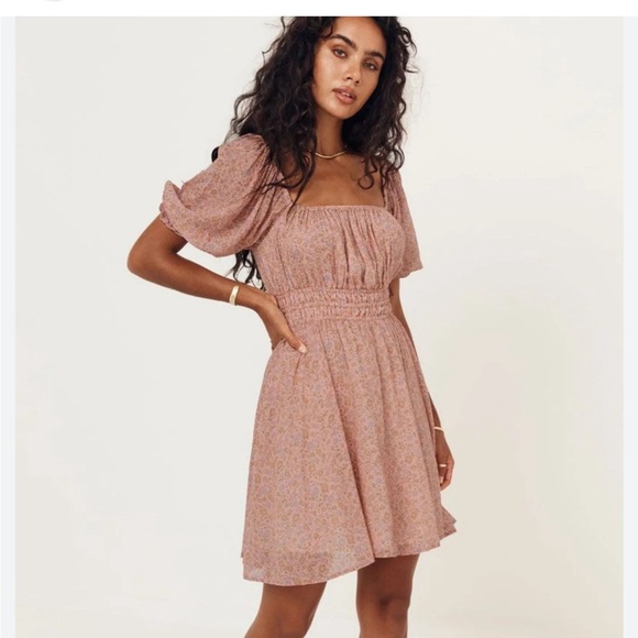 NWT Spell & The Gypsy Rae Dress in Dusty Pink Length: 32" Size XS - Picture 3 of 3